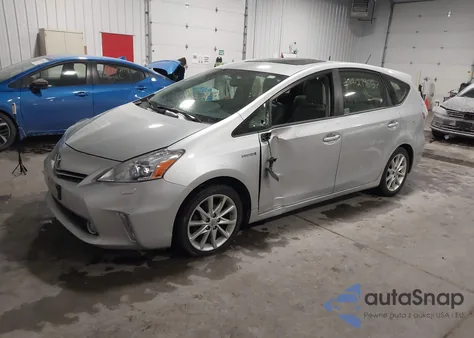2012 Toyota Prius V Five from USA, damaged, VIN JTDZN3EU0C3107221